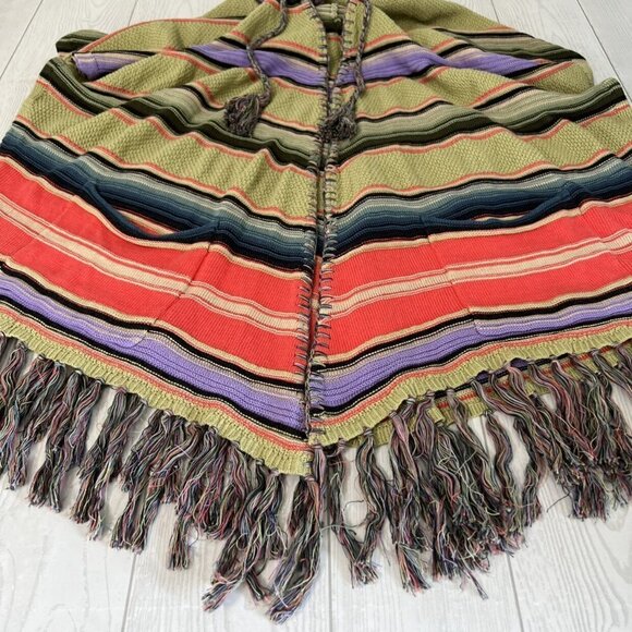 Moth Calexico Fringe Poncho M/L - Picture 12 of 13